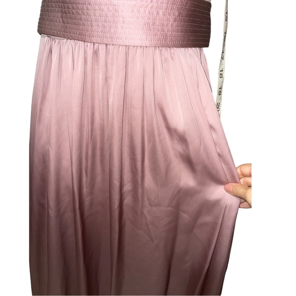 Vera Wang White “Quartz” Halter David’s Bridal VW360214 Bridesmaid Dress - 2 - Picture 10 of 16